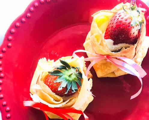 お餅をアレンジ!もっちり美味しい「クレープいちご大福」の作り方【柏原歩のトレンドレシピ】