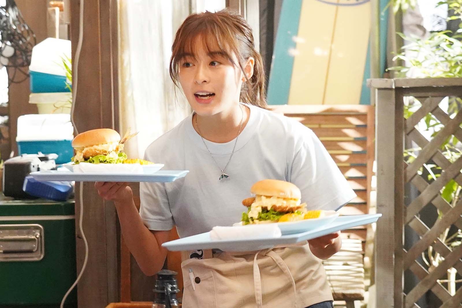 森七菜「真夏のシンデレラ」第8話より（C）フジテレビ