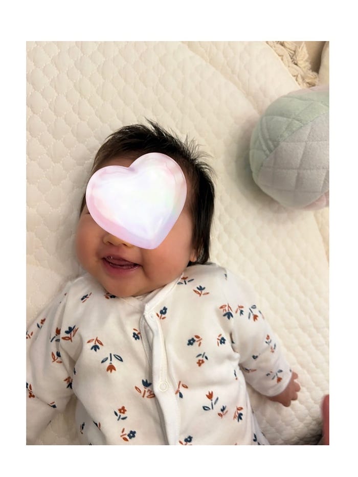 次女・萌歌ちゃん/安めぐみ公式ブログより