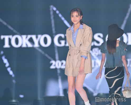 「ブルーバースデー」放送中の松井愛莉、圧倒的美脚でオーラ放つ <TGC 2023 S/S>