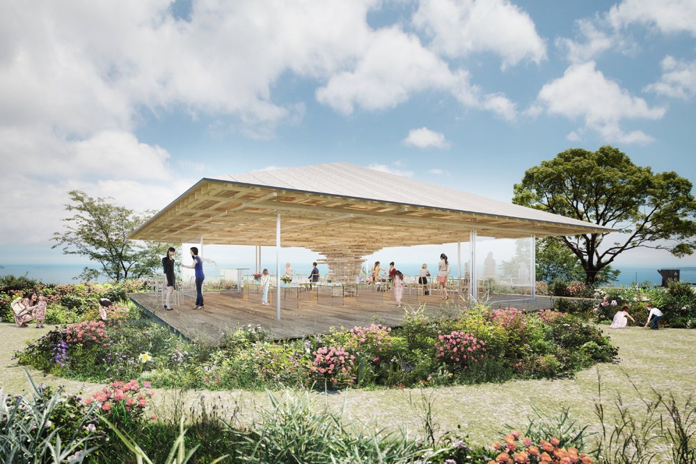 大きな木のような絶景カフェ「COEDA HOUSE」アカオハーブ＆ローズガーデン内に誕生