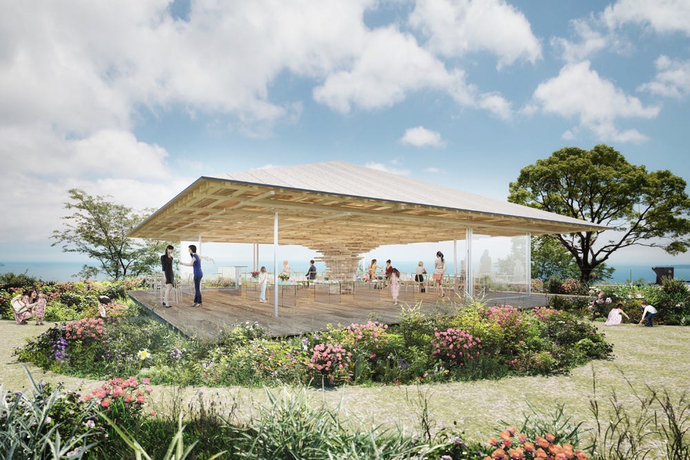 大きな木のような絶景カフェ「COEDA HOUSE」アカオハーブ&ローズガーデン内に誕生