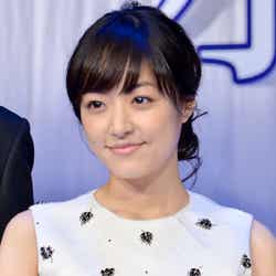 映画「永遠の0」完成報告会に出席した井上真央