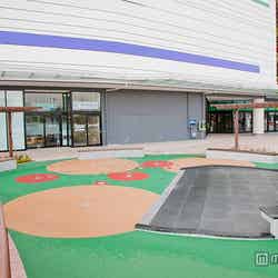 屋外広場のポップジェット