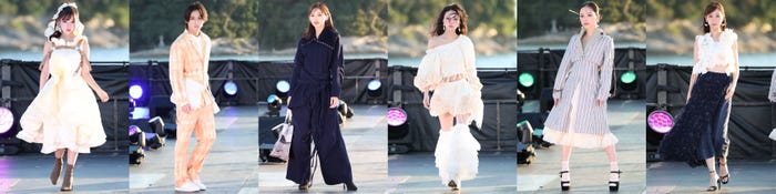 MINAMI、植野花道、村上なずな、川口ゆりな、那須ほほみ、柏木由紀 (C)MIKAWA PALETTE produced by TGC STAGE