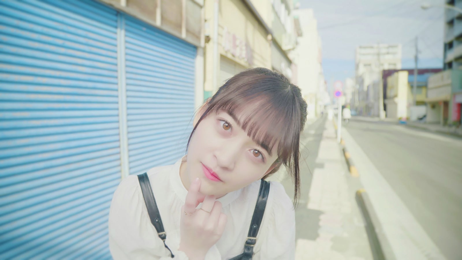 金川紗耶／乃木坂46「僕は僕を好きになる」特典映像4期生個人PVより（提供写真）