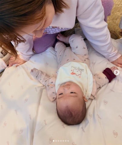 杉浦太陽、次女・夢空ちゃんの“寝返り”に感慨「成長はあっという間だから」