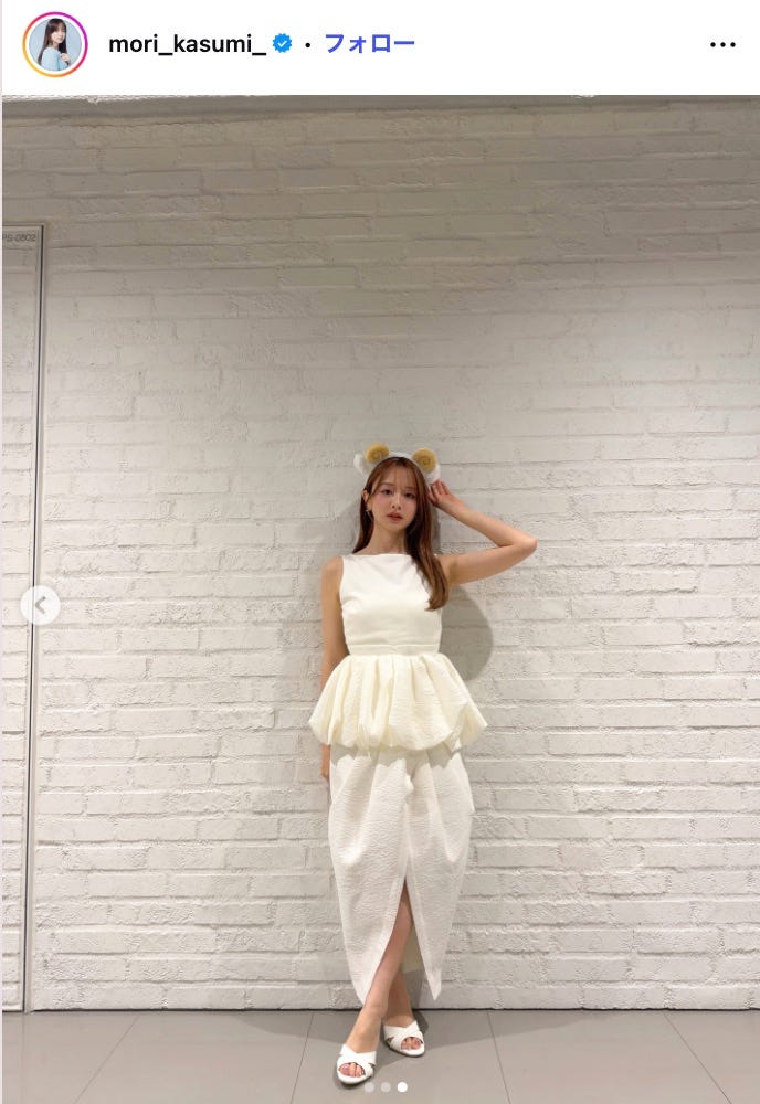 森香澄Instagramより