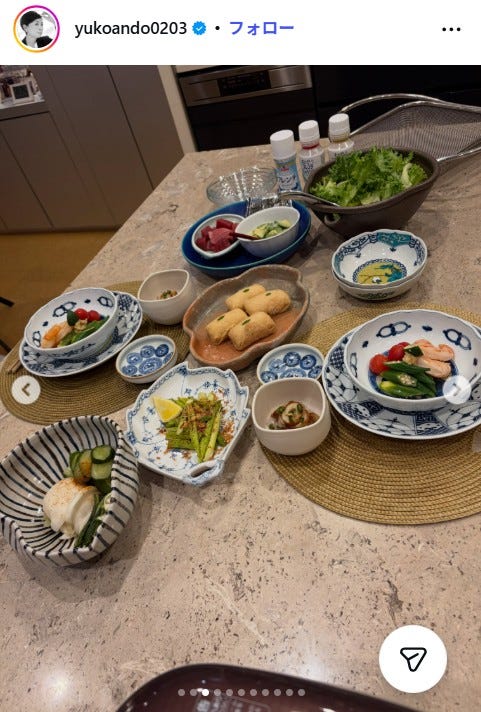 安藤優子Instagramより