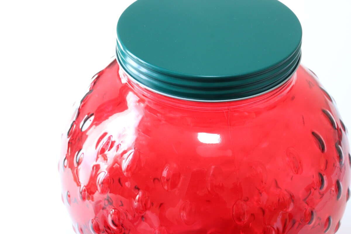ダイソー いちご保存瓶 ダイソー いちご保存瓶 細部