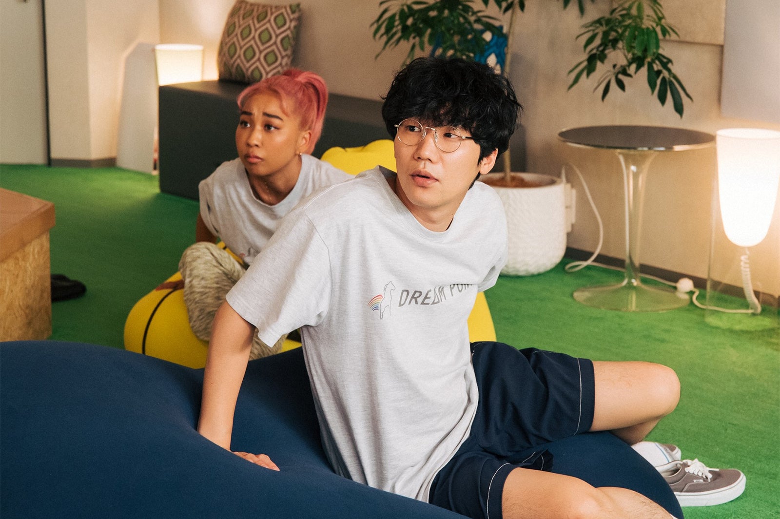 前原滉、青山テルマ／「ユニコーンに乗って」第8話より（C）TBS