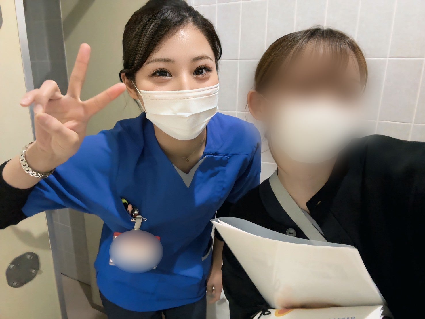 看護師としても働く（提供写真）