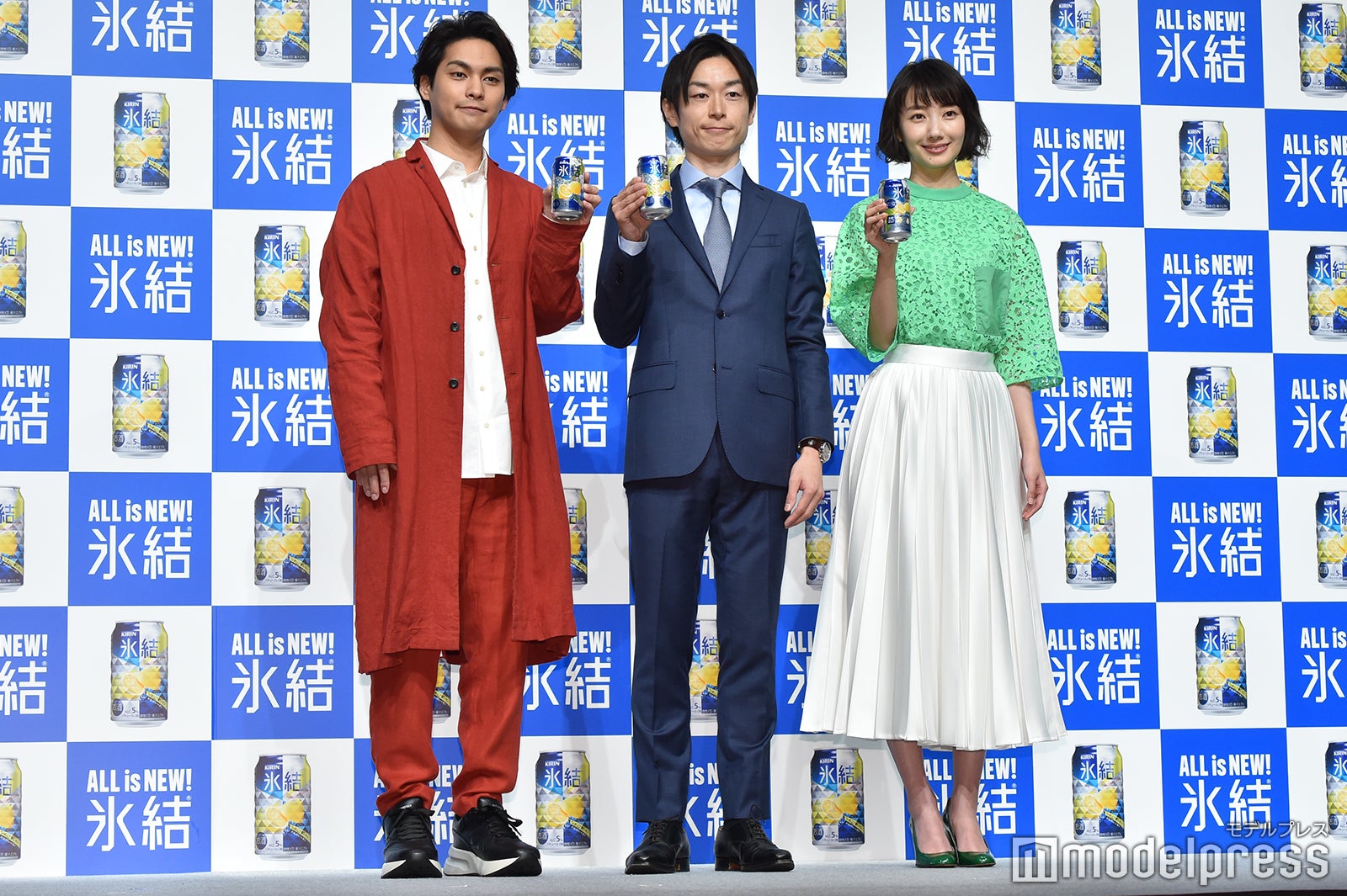 柳楽優弥＆波瑠が登壇したイベントの様子（C）モデルプレス