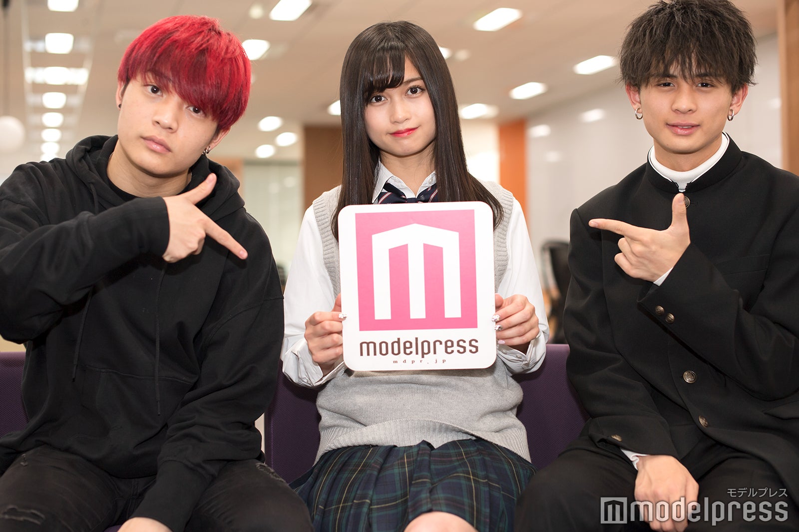 インタビューに応じた成瀬、西山乃利子、北出大治郎（C）モデルプレス