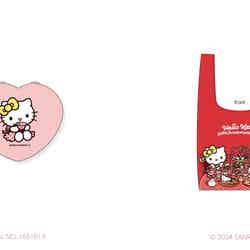 ハート型ミラー税込2,200円、エコバック税込2,750円(C)2024 SANRIO CO.,LTD.APPROVAL NO.L651619