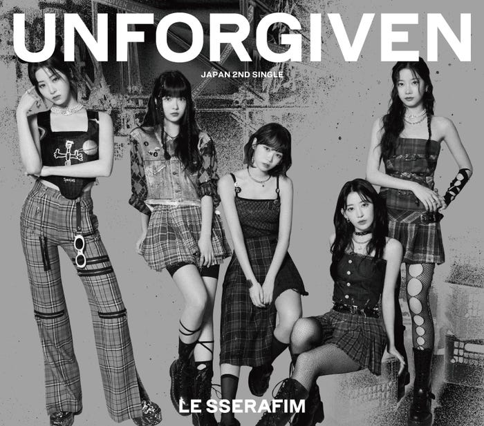 LE SSERAFIM「UNFORGIVEN」(8月23日発売)初回限定盤B(P)&(C)SOURCE MUSIC