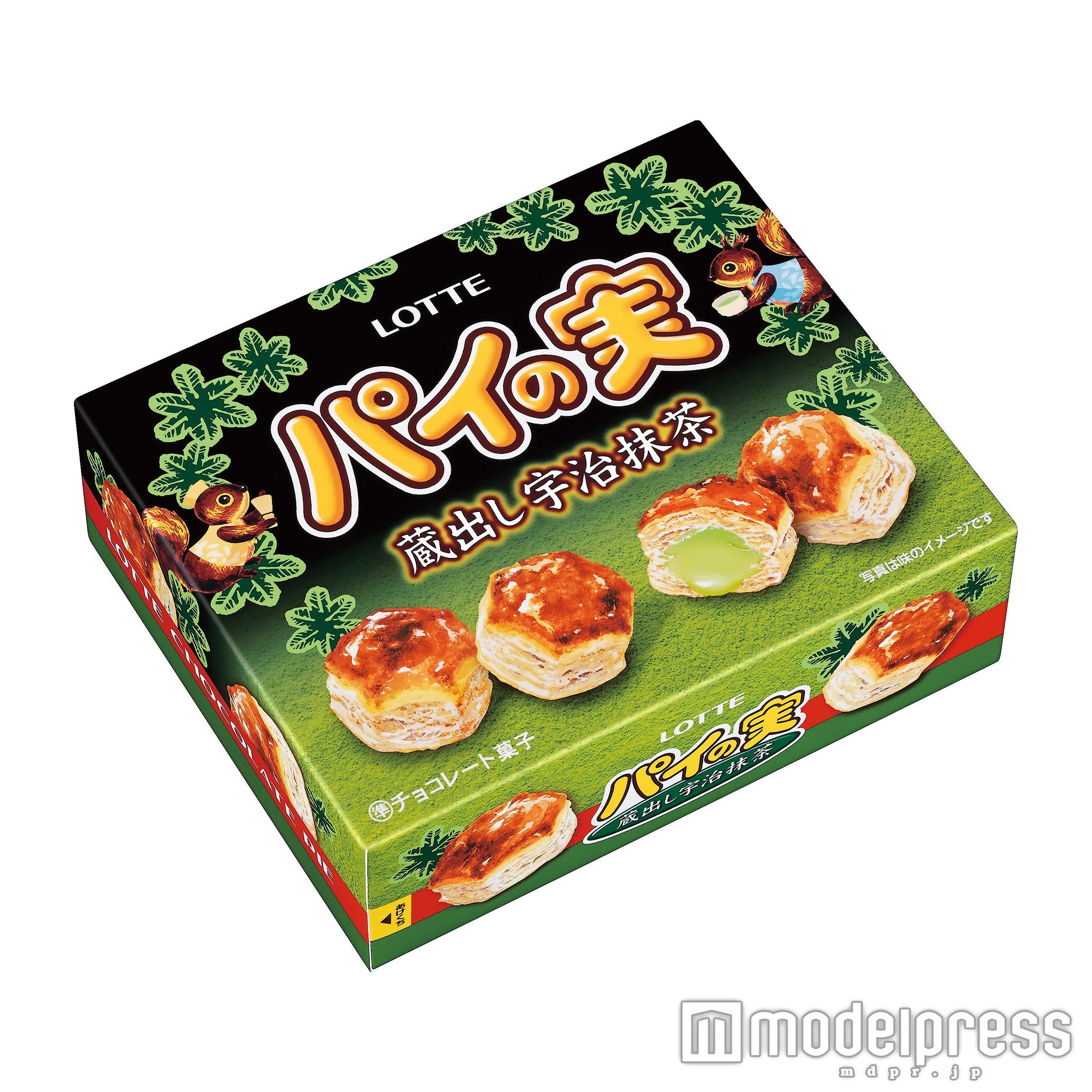 パイの実、宇治抹茶味が新登場　蔵出しで華やかな和の香り