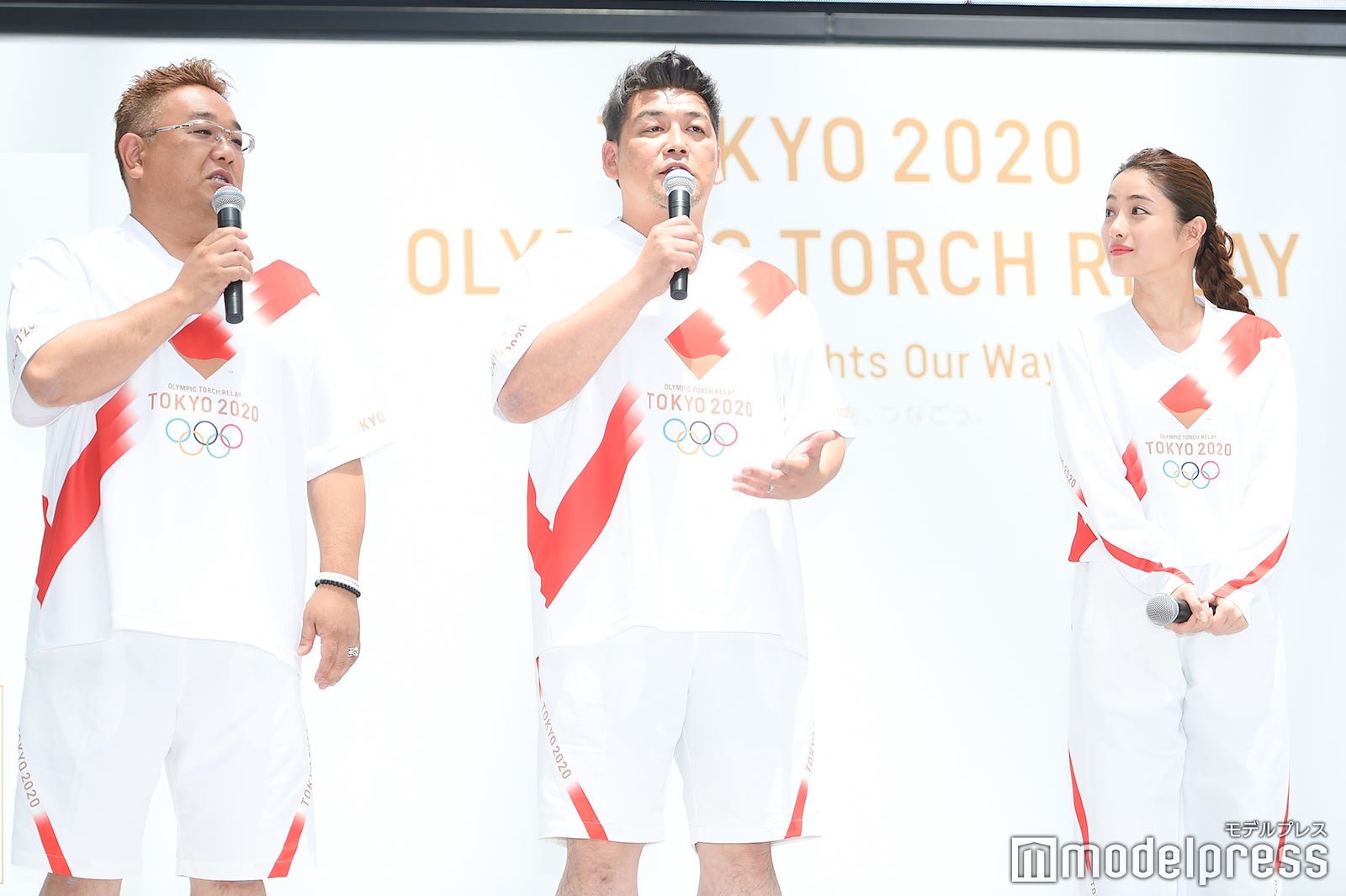 伊達みきお、富澤たけし、石原さとみ （C）モデルプレス