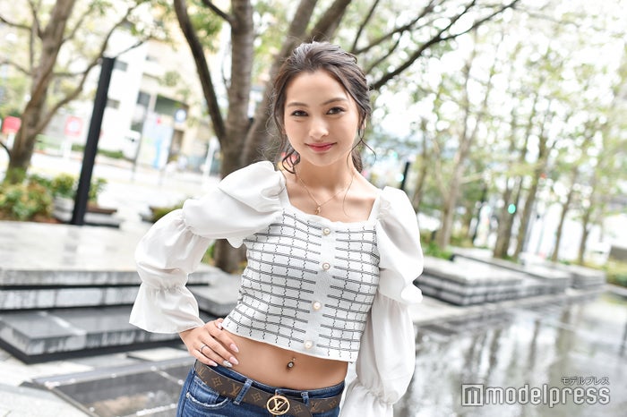 会見を終え、晴れやかな笑顔を見せてくれた (C)モデルプレス