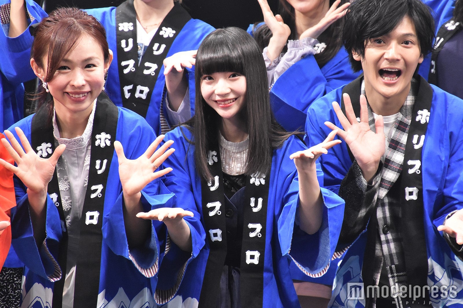 大堀恵、荻野由佳、上田堪大 （C）モデルプレス