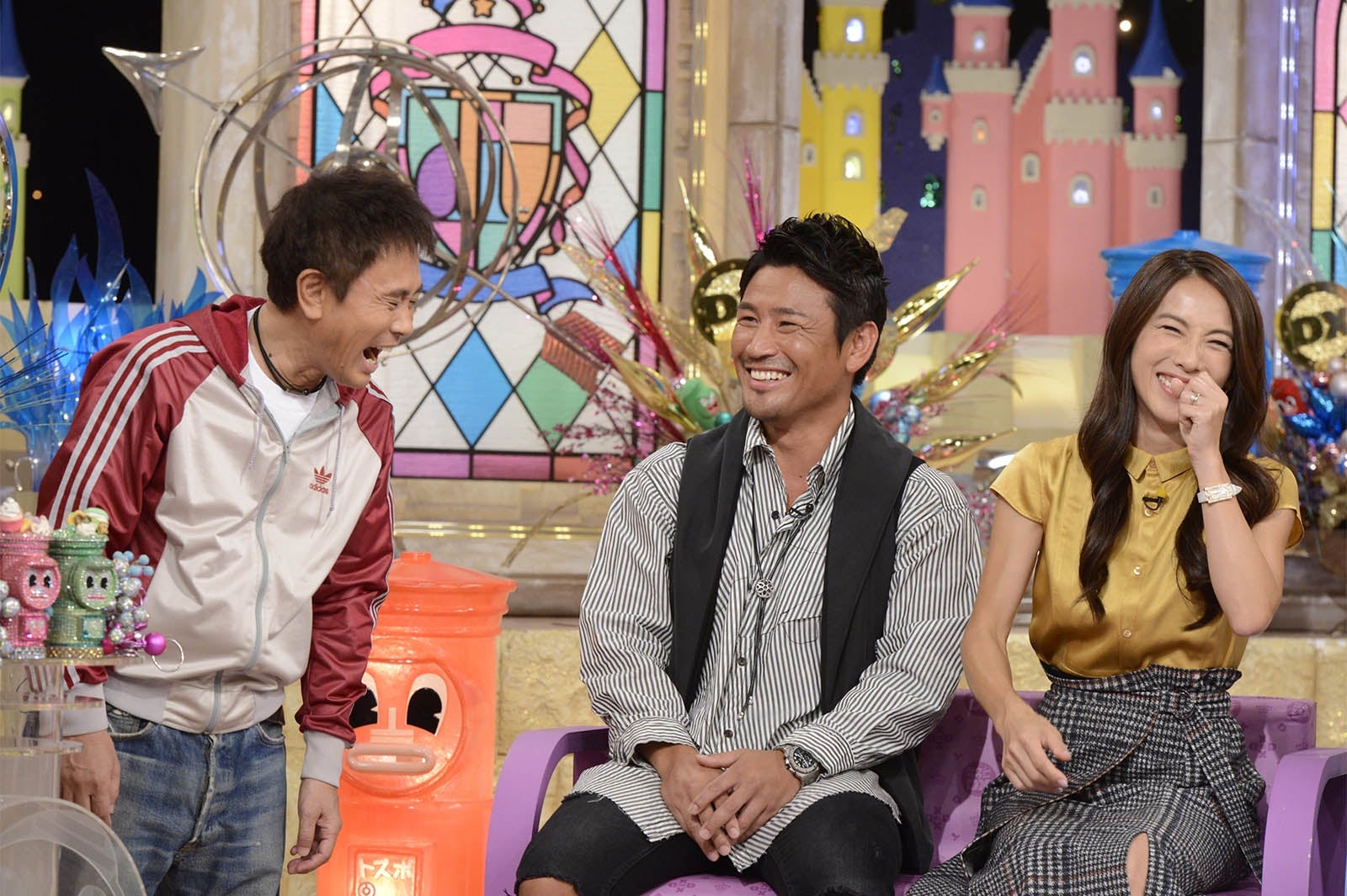 浜田雅功、魔娑斗＆矢沢心夫妻（写真提供：読売テレビ）