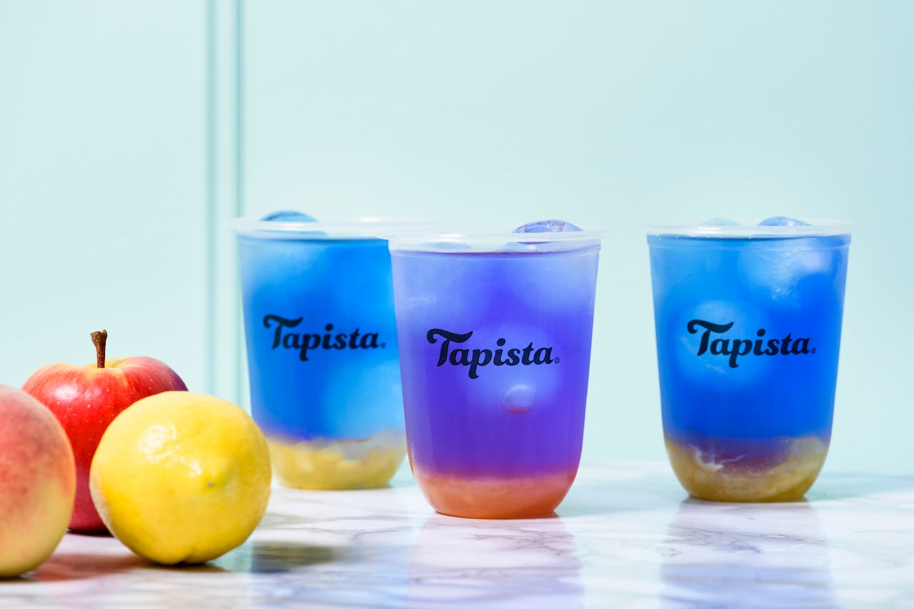 タピオカスタンド「Tapista(タピスタ)」オーロラフルーツティが可愛すぎ 国内最大店が渋谷にオープン
