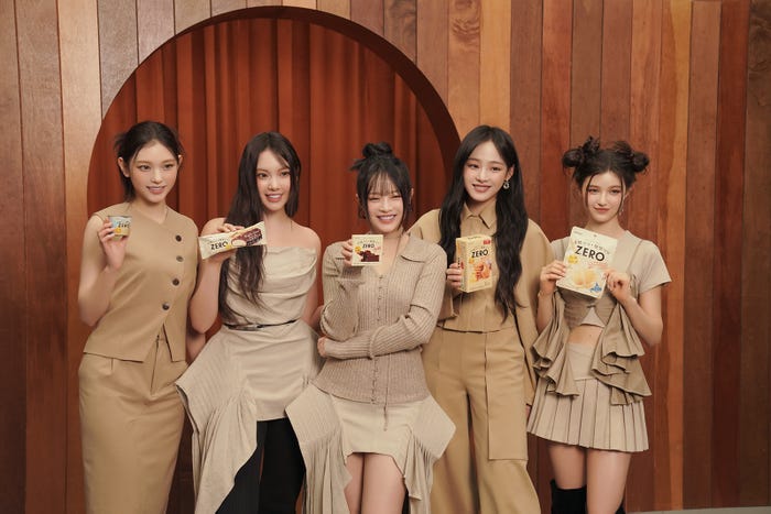 NewJeans/新TVCM「This is おいしいZERO チョコ篇/アイス篇」ビハインドより(提供写真)