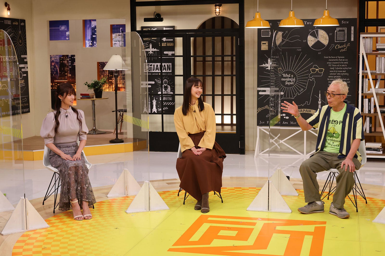 深田恭子、佐々木希、所ジョージ （C）関西テレビ