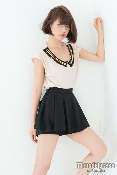 阿部マリア（ファッション誌「Soup.」撮影）