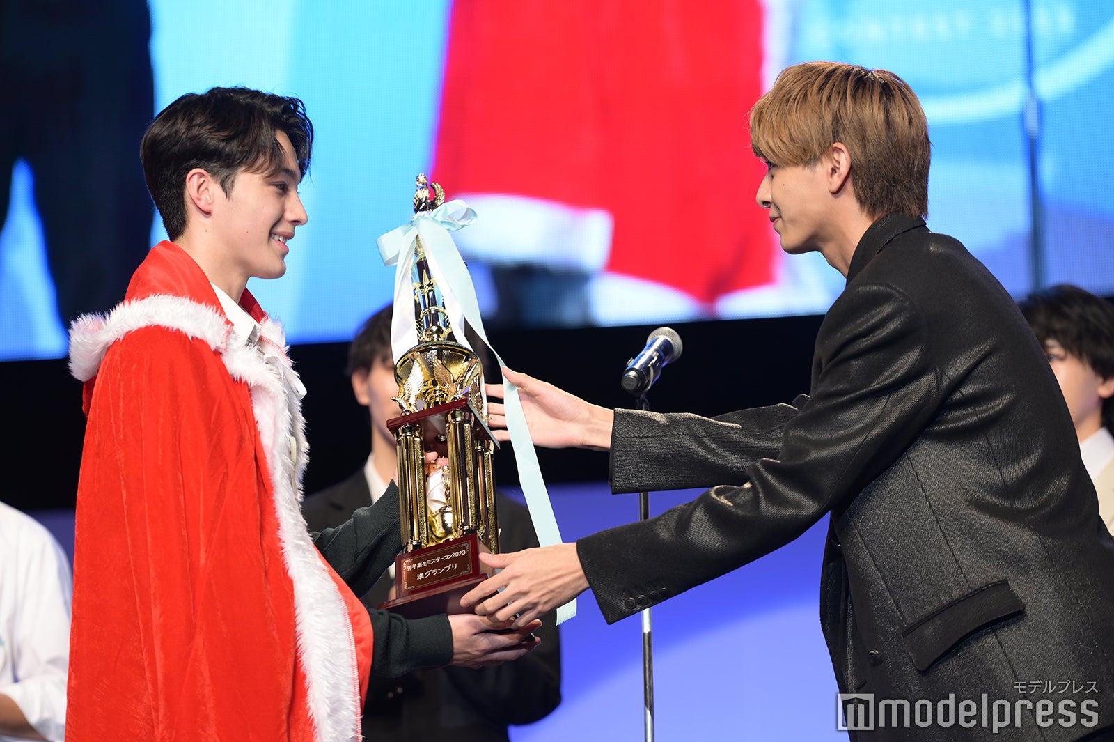 「男子高生ミスターコン2023」審査結果発表の様子（C）モデルプレス