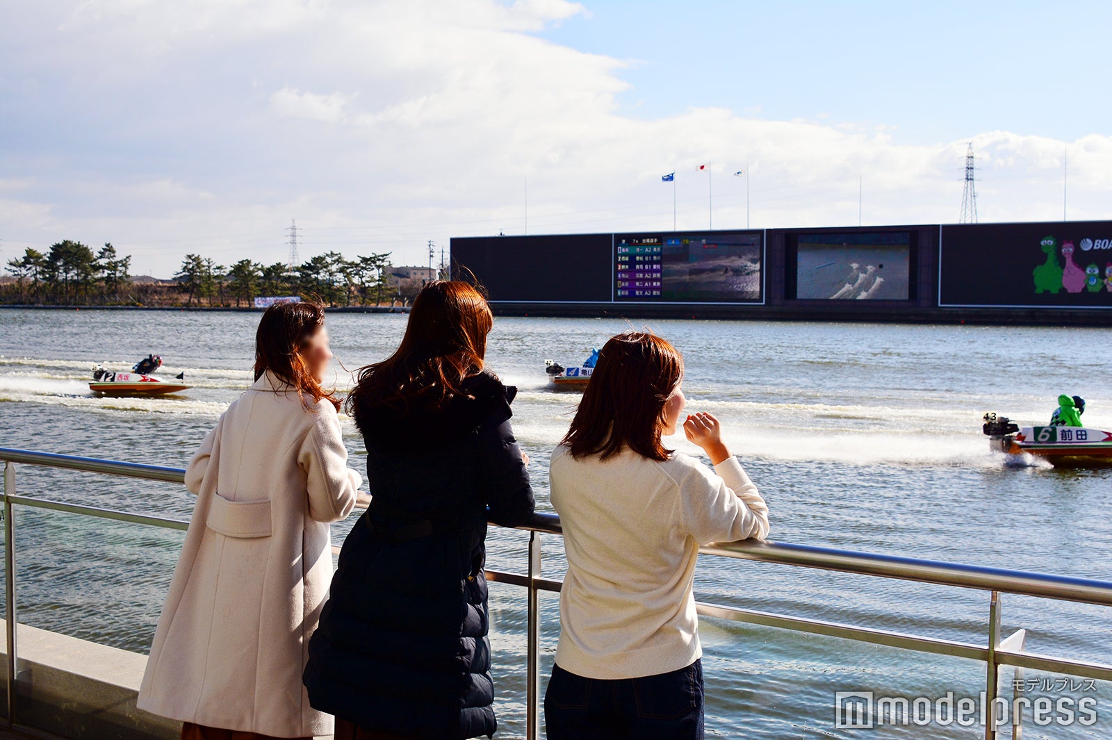 コースとの距離が近いのもボートレース津の特徴（C）モデルプレス
