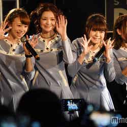 （左から）小澤綾乃、詩島萌々、小畑奈菜、西條美里 （C）モデルプレス