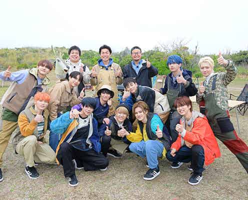 INI、“やりすぎBBQ”満喫 オリジナル競技で“かっこよさ”を競い合う