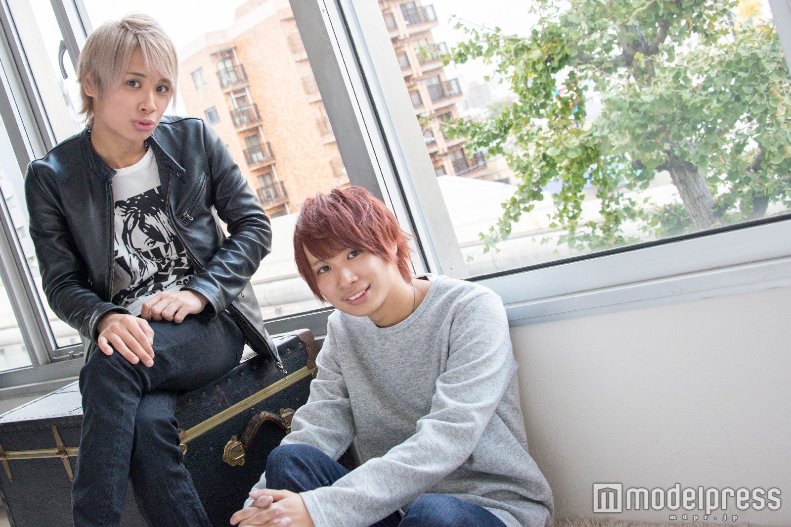 （左から）だいきん、ゆうたん（C）モデルプレス