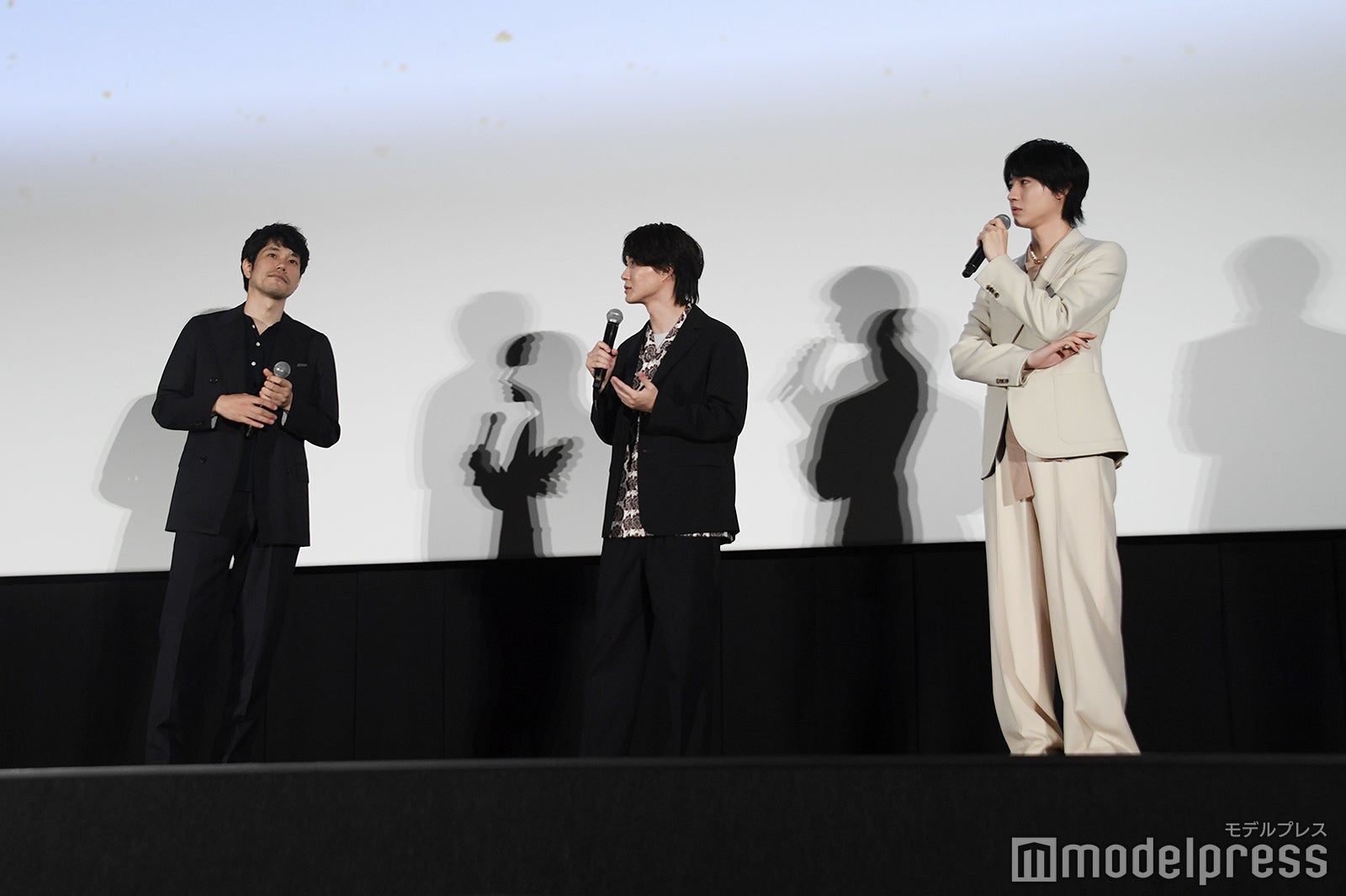 舞台挨拶の様子／松山ケンイチ、神木隆之介、桜田通（C）モデルプレス