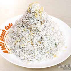 「メガ盛りしらすパンケーキ」2,800円(税込)※Aloha Beach Cafe 江ノ島店限定/画像提供:H1GLOBAL【モデルプレス】