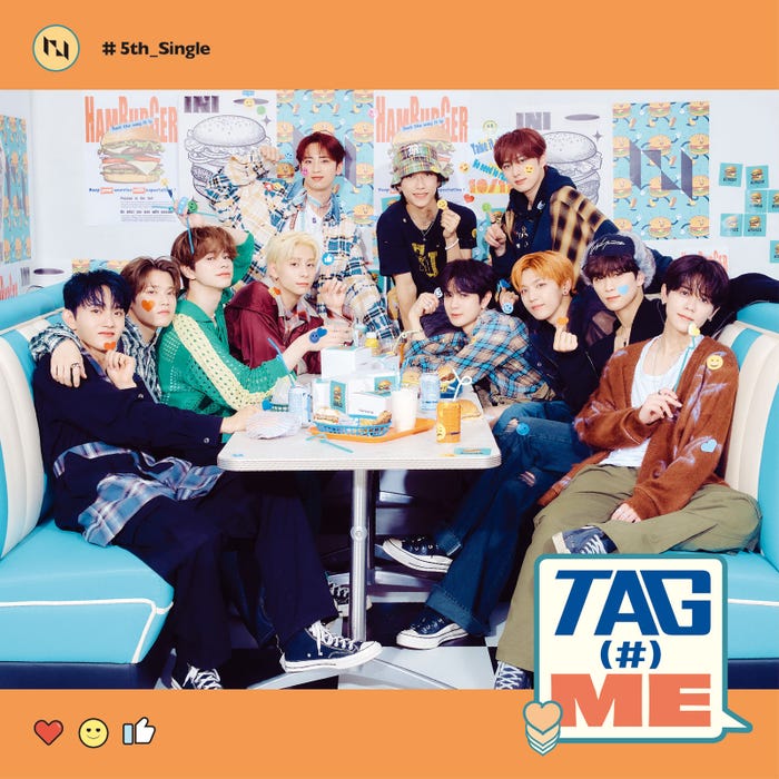 INI「TAG ME」通常盤(C)LAPONE Entertainment
