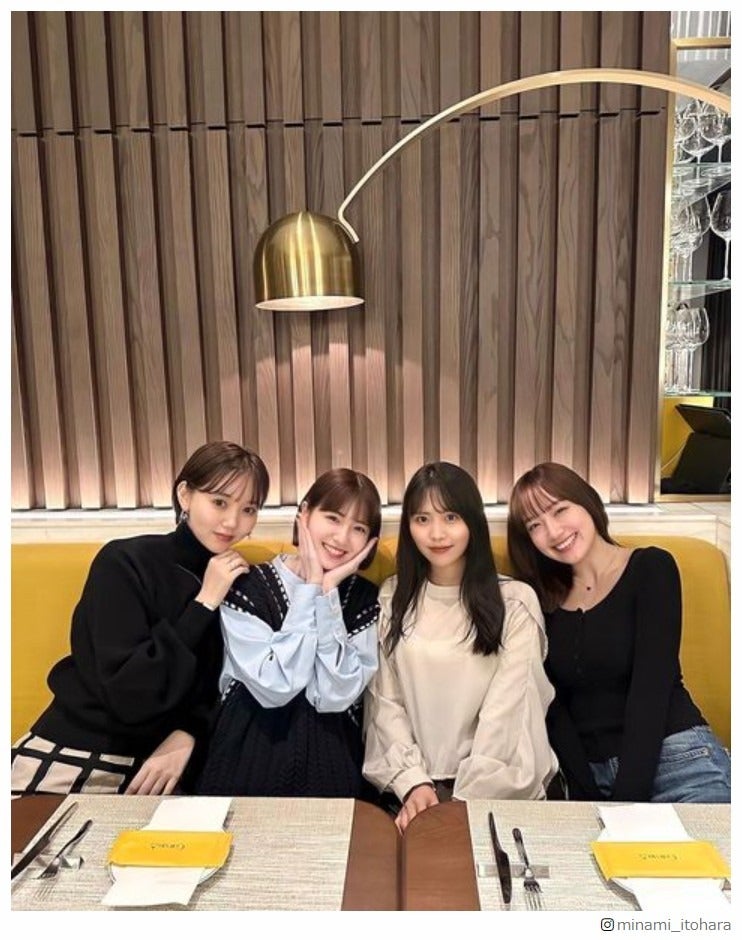 江野沢愛美・新田さちから「ドラ恋」女子メンバー集結に「大好きな4人」「みんな大人になってる」と反響