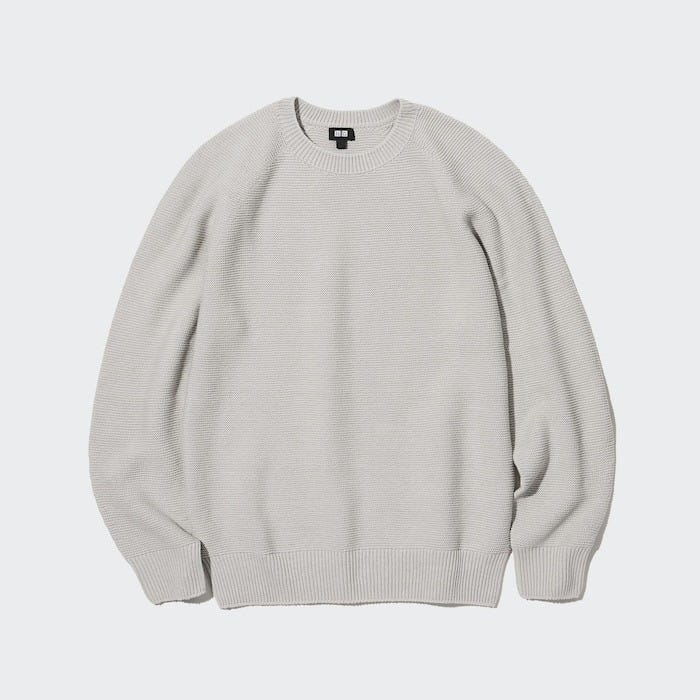 ユニクロ　uniqlo　レディース　おすすめ　オススメ　コスパ　2023　春　ニット　セーター　トップス　3Dクルーネックセーター　メンズニット　メンズ