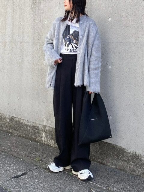 冬 カーディガン コーデ 冬のカーディガンコーデ