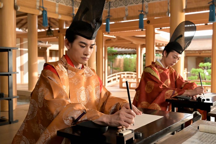 町田啓太、金田哲「光る君へ」第3話より(C)NHK