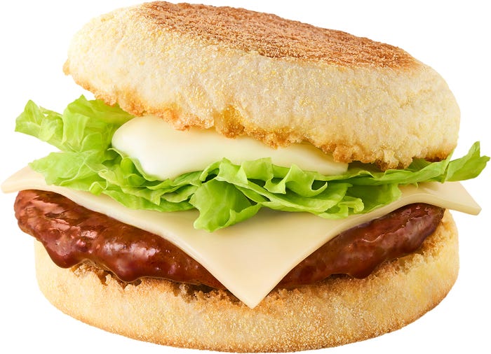 北海道4種のチーズてりやきマフィン(提供写真)