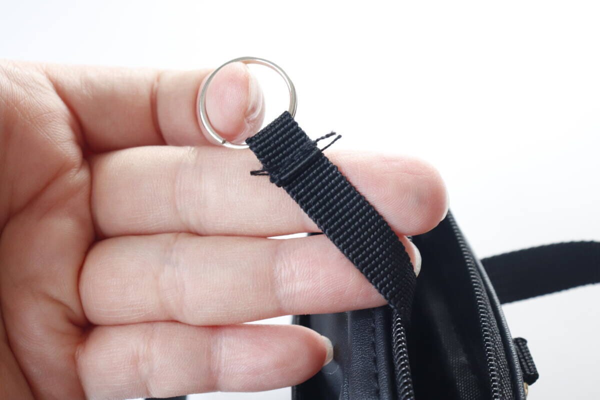 ミニスクールバッグ風チャームポーチ