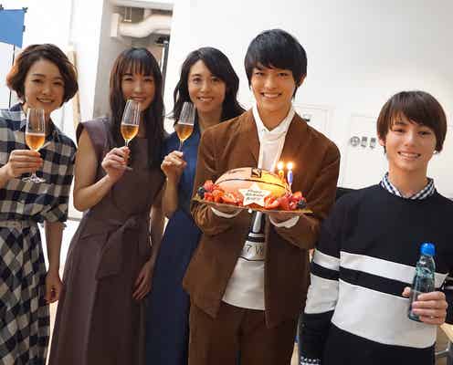 7年ぶり活動再開・嘉島陸、“先輩”松嶋菜々子らが20歳バースデーを祝福 「花晴れ」2ショットも実現