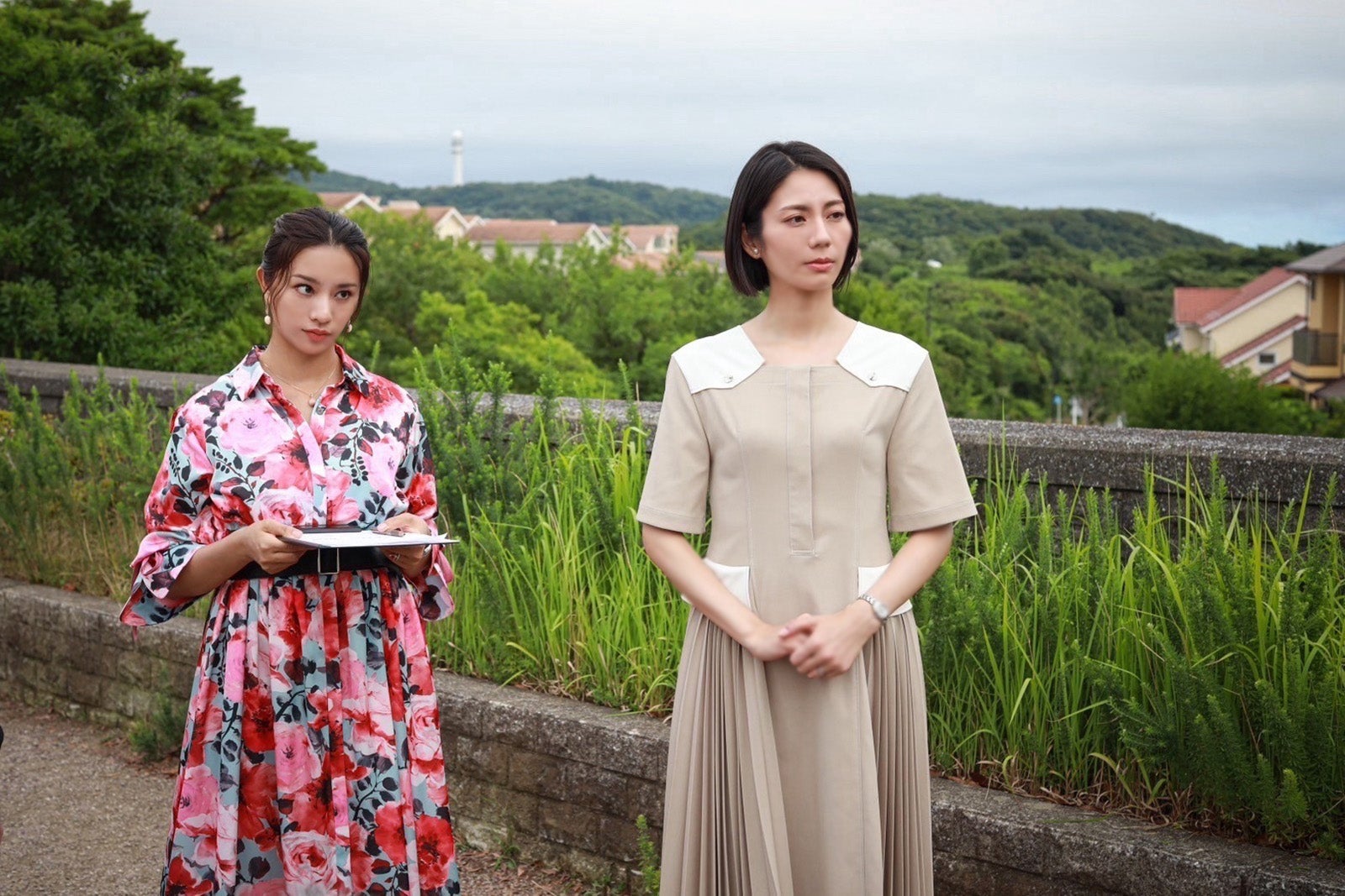 高橋メアリージュン、松下奈緒「スカイキャッスル」第5話より（C）テレビ朝日