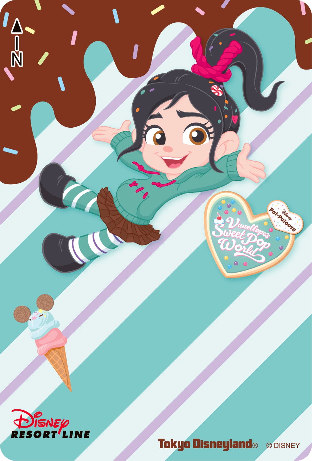 フリーきっぷ（C）Disney