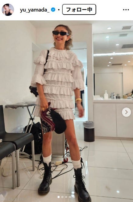 山田優Instagramより