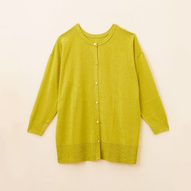 しまむら　春　ニットカーディガン　2WAY