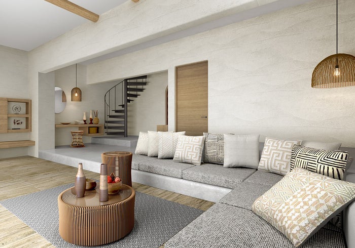 客室リビング／画像提供：T.K-BLOCKS