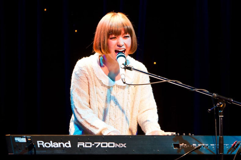 近藤夏子（「ラフォーレファッションウィーク'11」より）